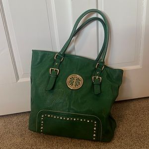 Beautiful green slouchy tote